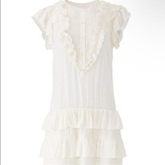 LA VIE | REBECCA TAYLOR Off White Checkered R
Layer Dress Women’s Size X-Small - Picture 12 of 12